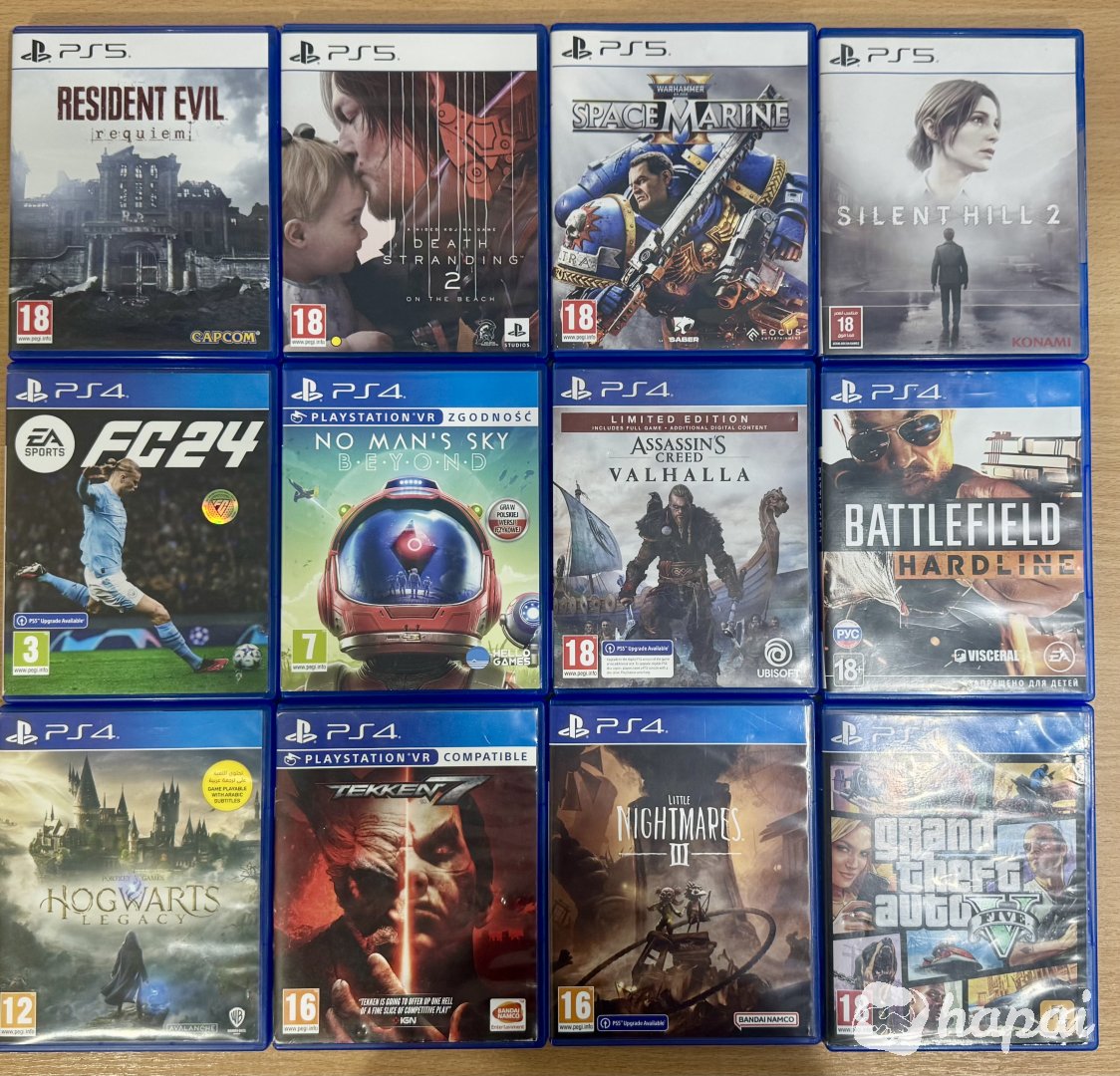 Игры для PS4/PS5 Silent Hill, RE Requiem, GTA, Battlefield и др