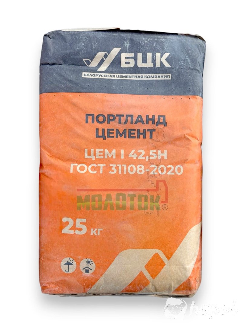 Портландцемент ЦЕМ I 42,5Н Д0 25кг , РБ