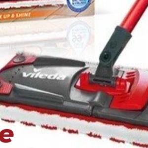 Набор для уборки +2 мопа в комплекте vileda, германия