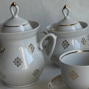 Сервиз набор СССР чашки заварник сахарница винтаж